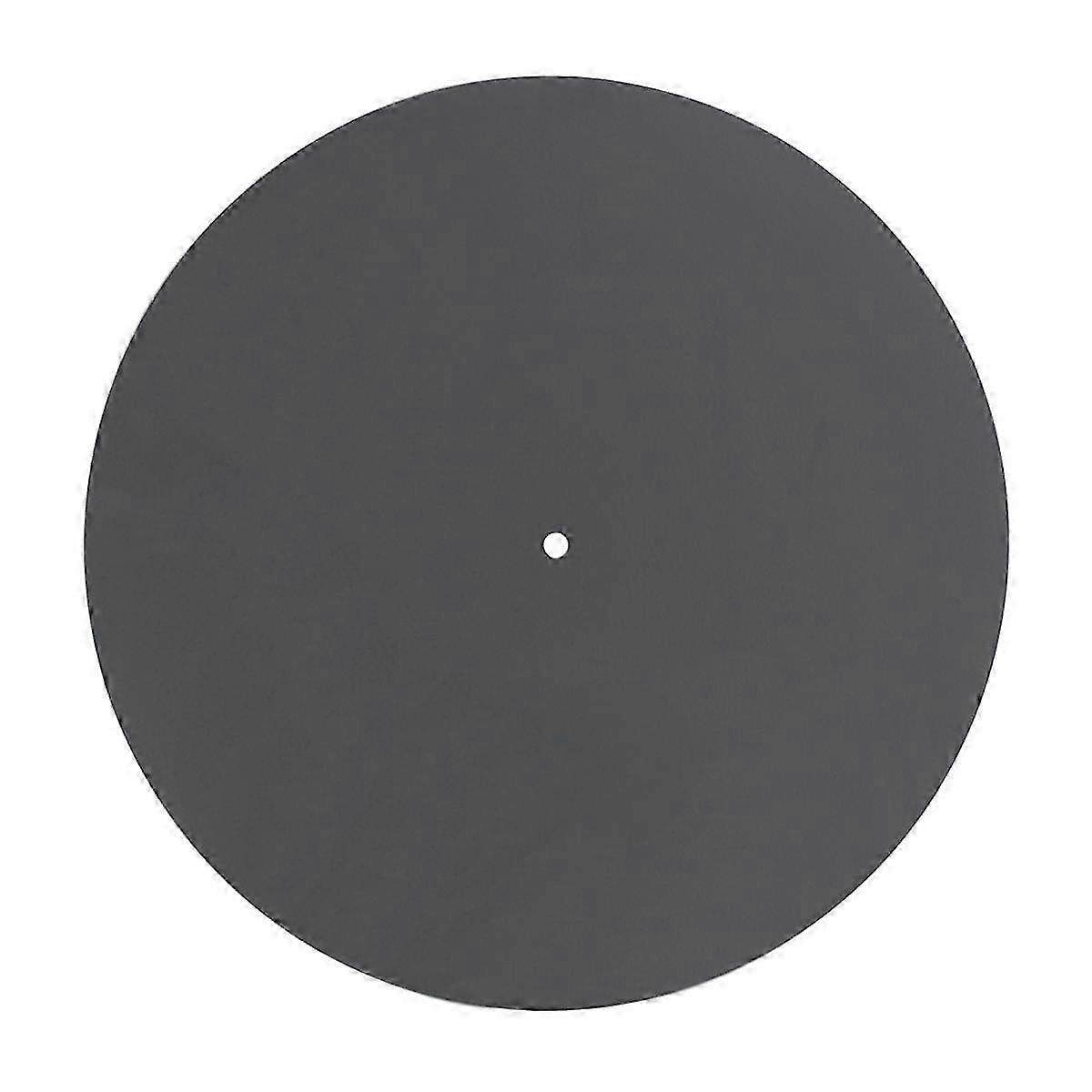 Acrylic Turntable Mat Reduce Static Dust Noise Replacement Record Platter Slipmat for 12 Inch Record Player Black