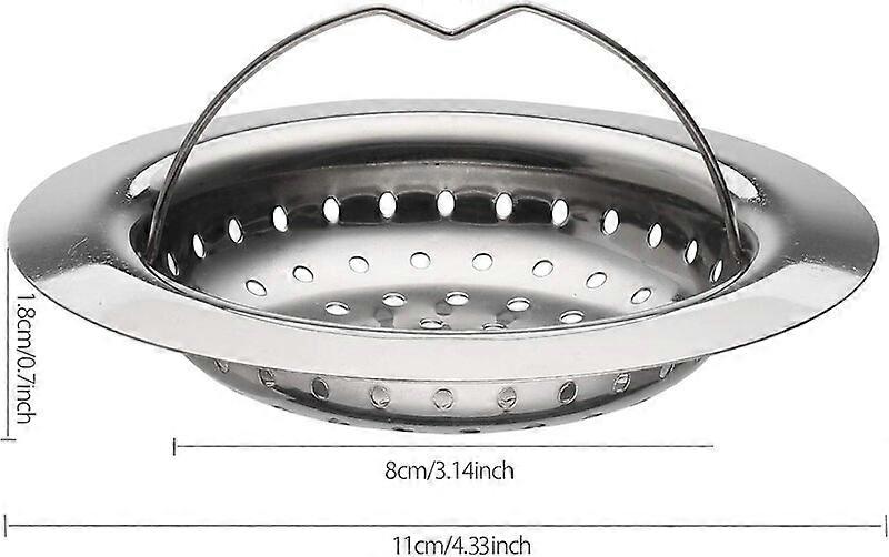 Kitchen draining tray, 90mm/110mm, effectively prevent blockage and durable