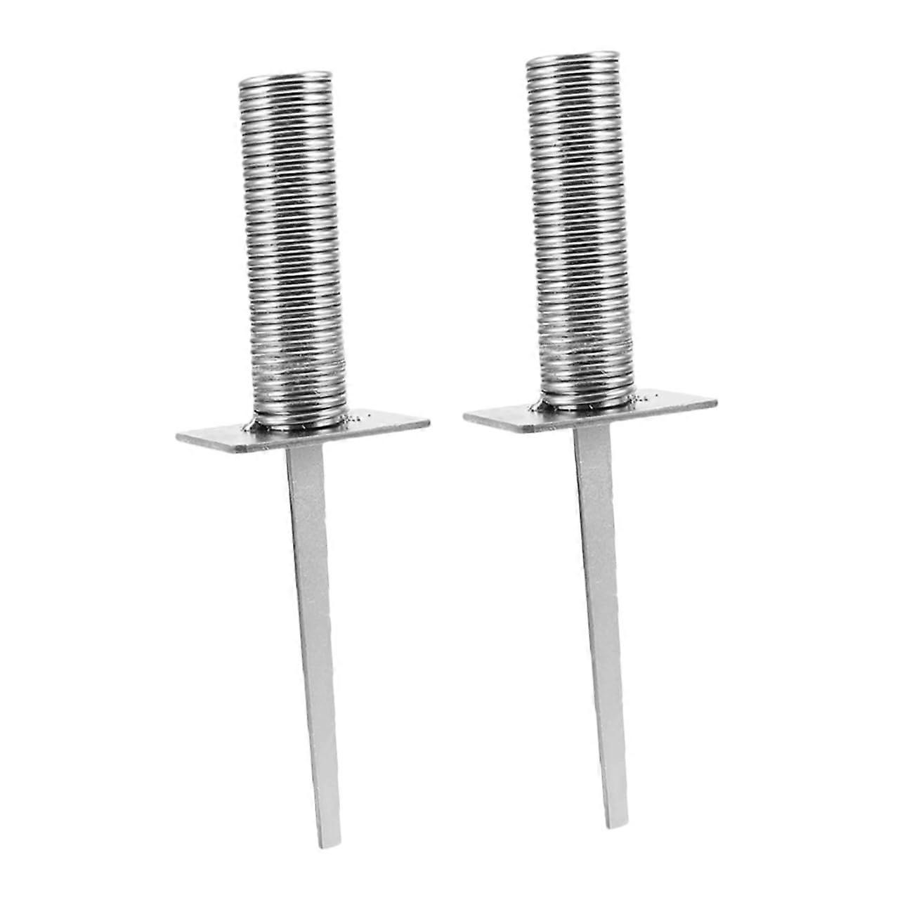 2Pcs Soccer Corner Flag Spike Durable Ground Nail Holder for Agility Training Stable Base for Flagpole for Football Practice Any Surface