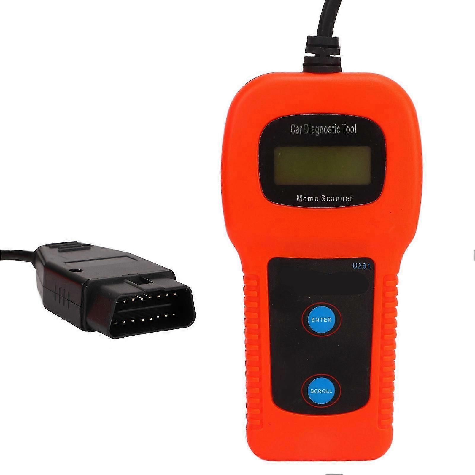 U281 OBD2 Codeleser DTC-Scan Schnelldiagnose-Reset-Diagnose-Check-Tool für Autofahrzeug