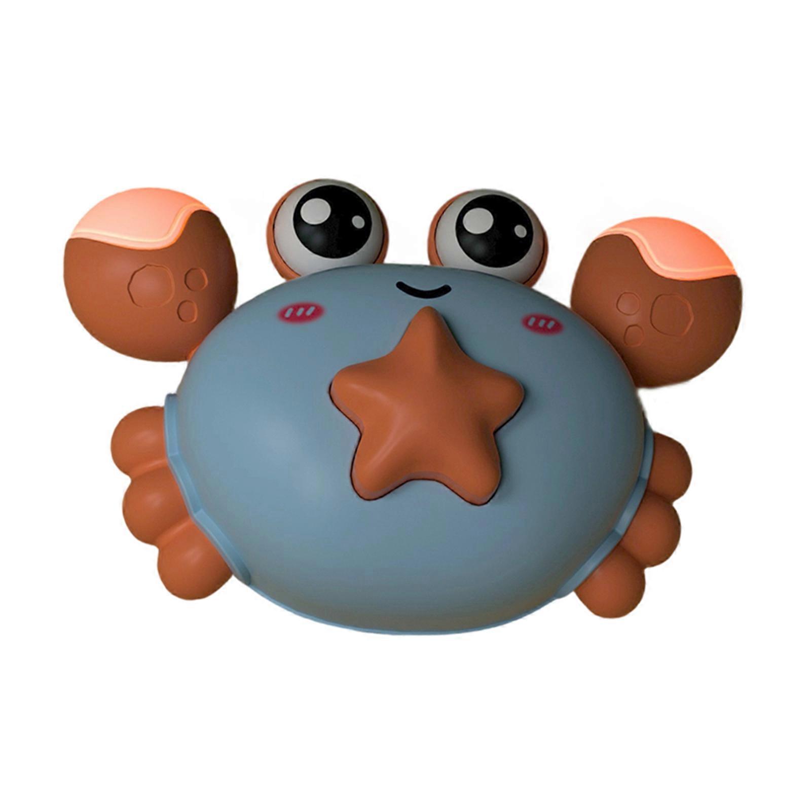 Early Learning Crabs Car Toy Pull Back Design Safe Play Vehicle Activity Toy for Toddler Fine Motor Skill Development  Sky Blue