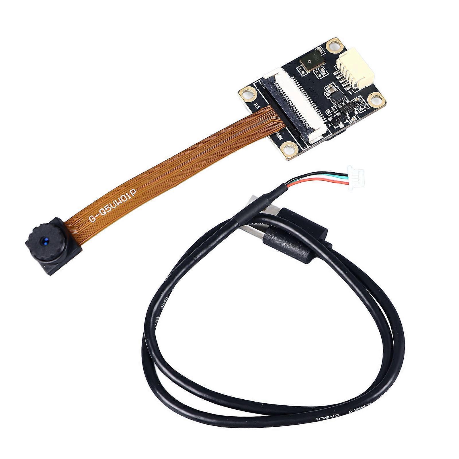 5MP OV5640 USB Camera Module 2K 60° No Distortion Mic Fixed Focus