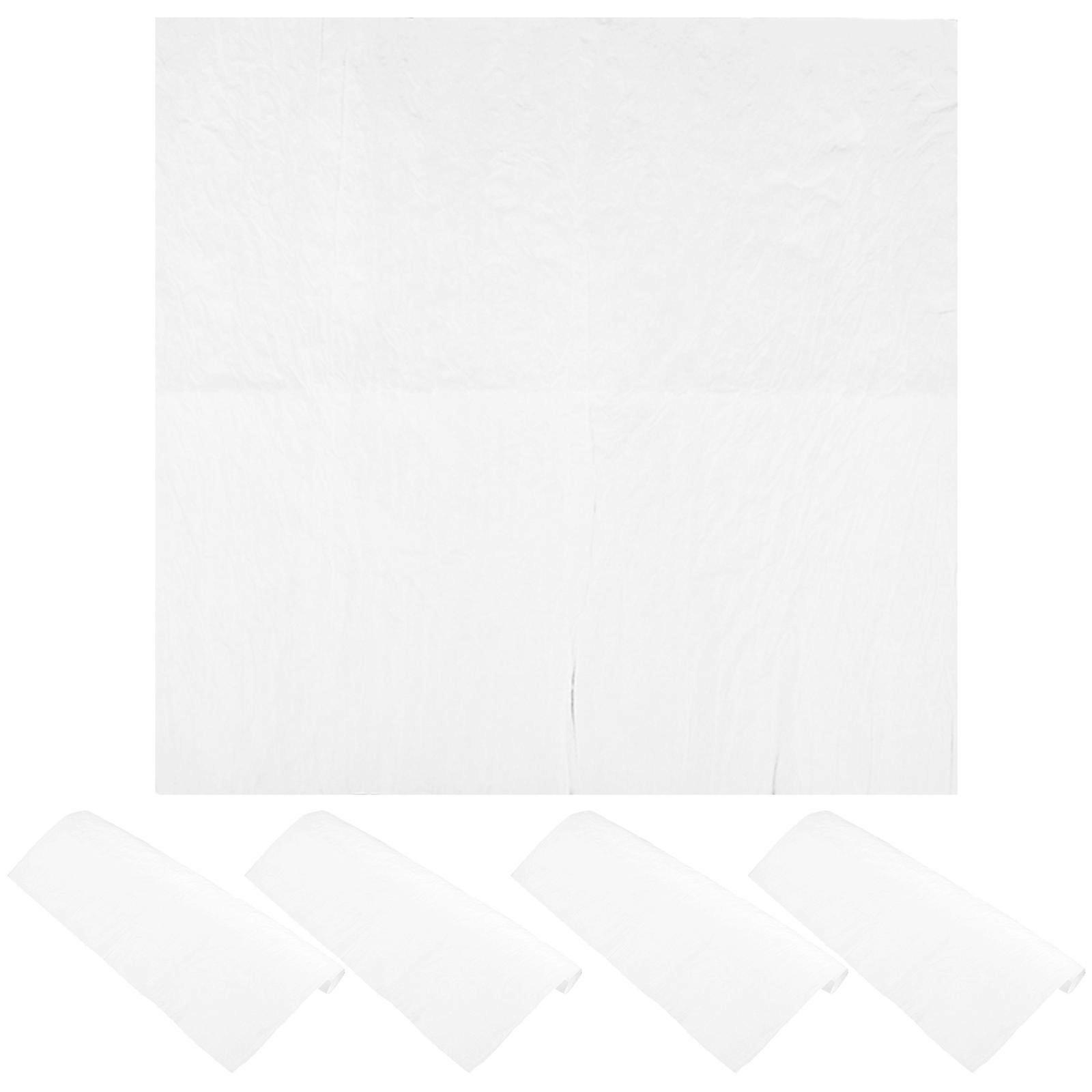 Floral Wrapping Paper Bouquet for Wrapping 5 Sheets White Rough Texture