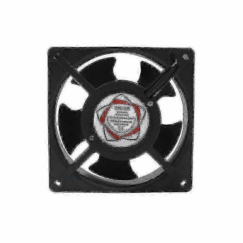 Insertable Axial Fan for Fireplace, High-Temperature, Silent Operation, Universal Fit (120x120x38mm)