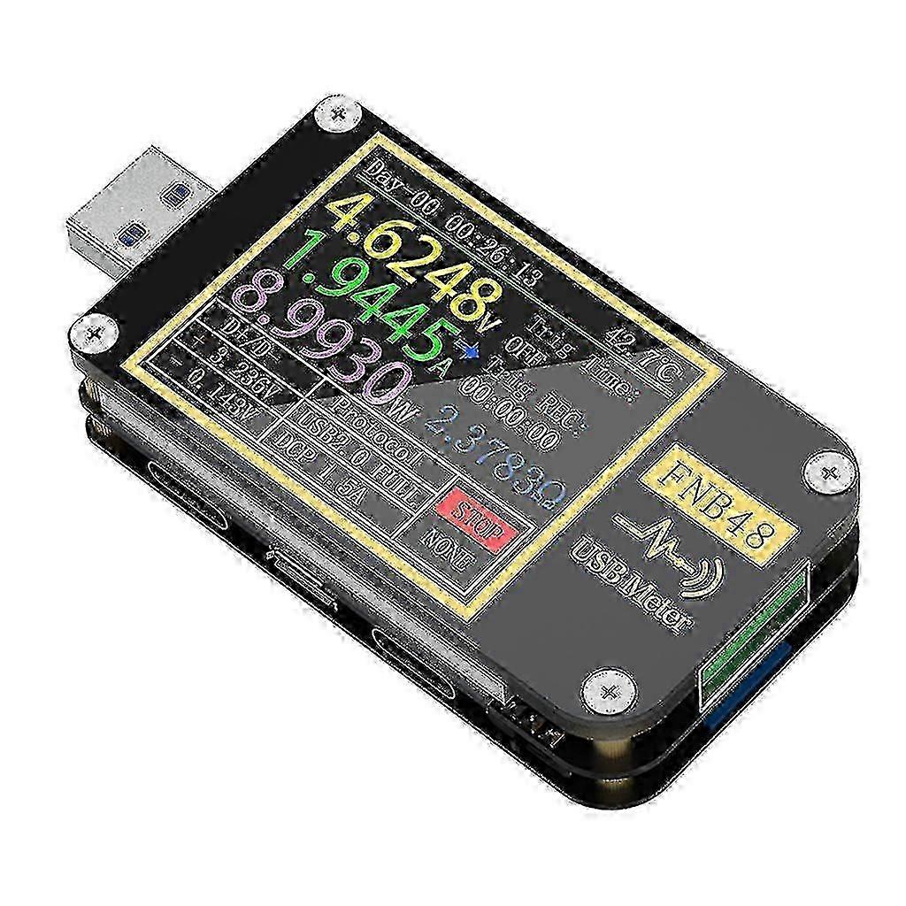 Vreckový USB tester Tester napätia a prúdu USB C multimeter rýchle nabíjanie