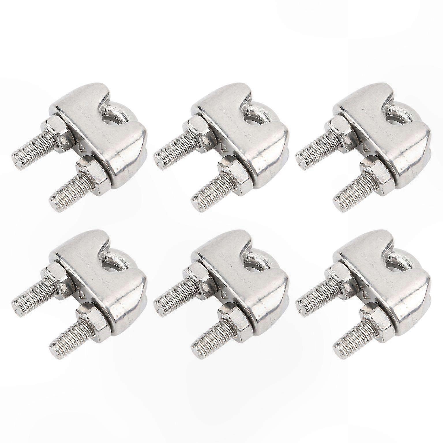 Stainless Steel Wire Rope Fixing Clamp M4 Rigging Chuck