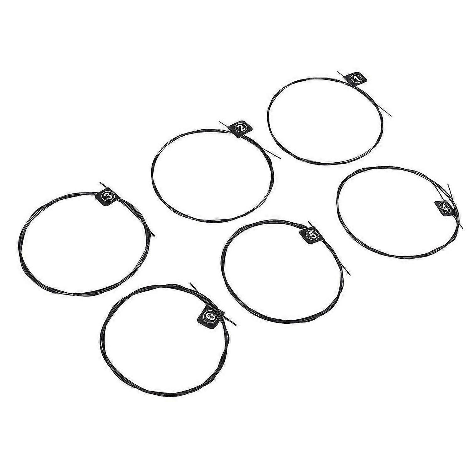 6pcs/set NX35-C Full Set Black Nylon Classical Guitar Strings