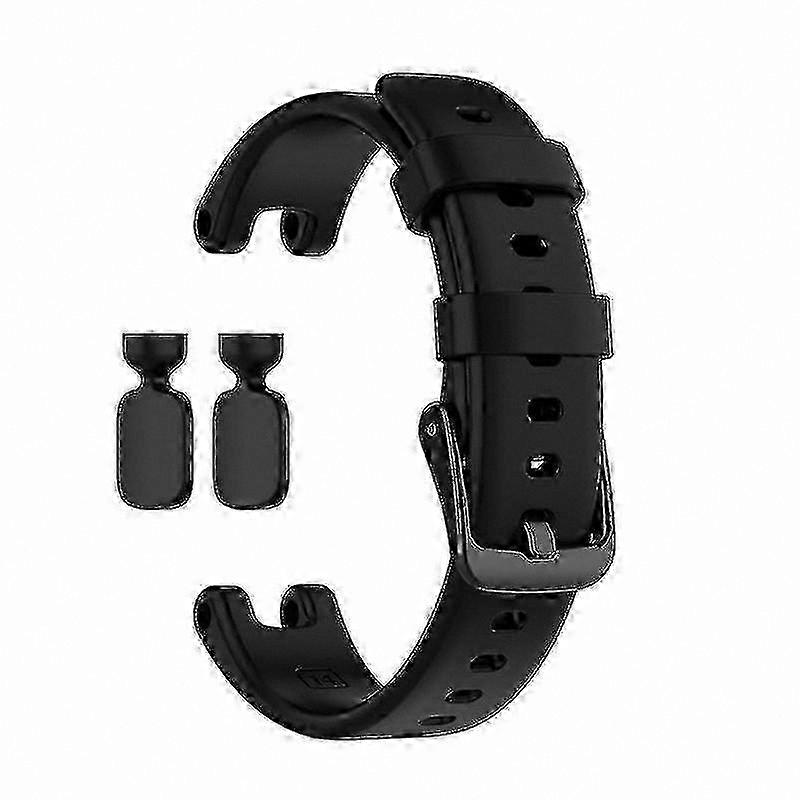 Black Silicone Band for Women's Smartwatch, 14mm, Compatible with Various Models