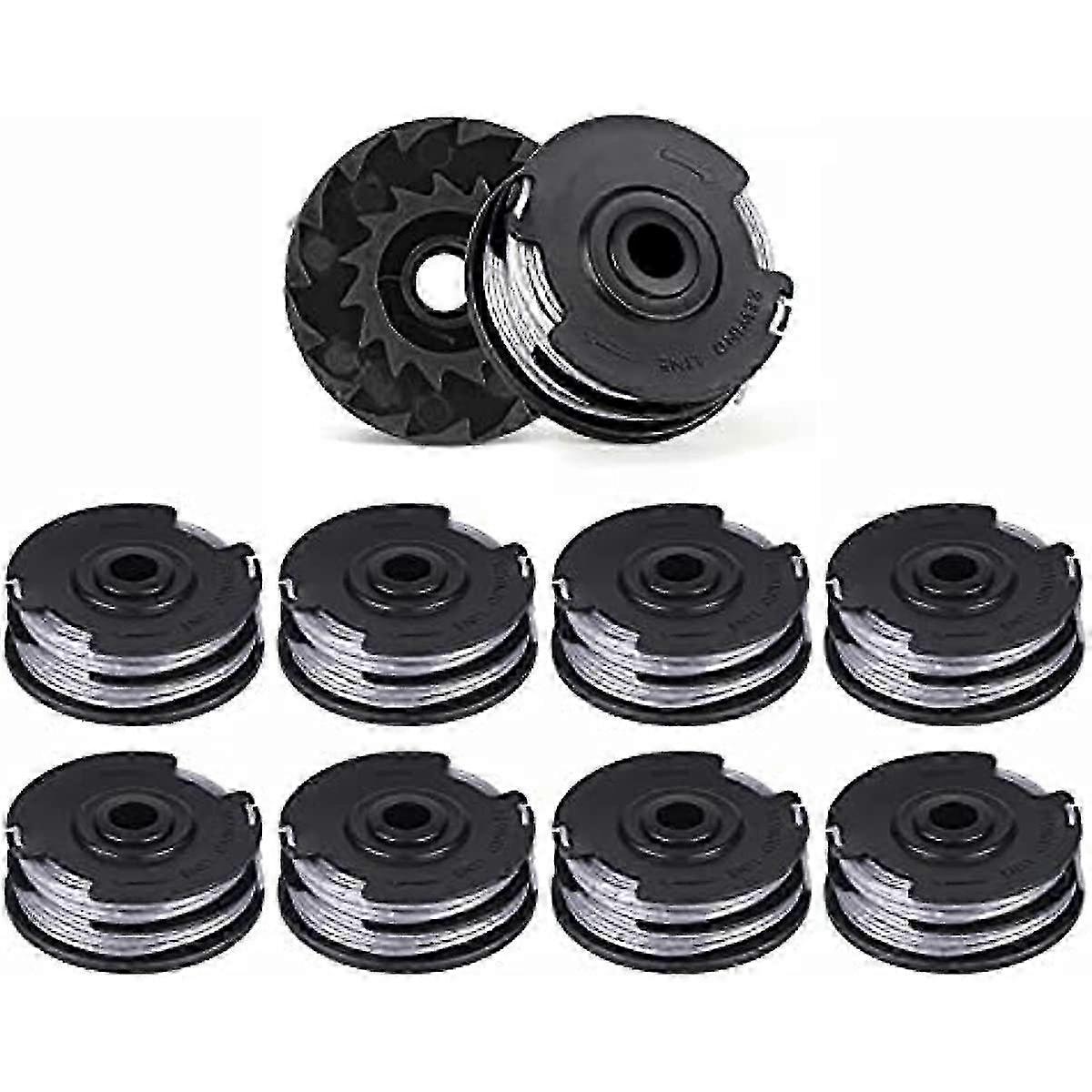 Bosch ART 30-36 Li Replacement Spool 6m X 1.6mm Dual Line Trimmer, 10 Spools, Tool-Less Install 2025