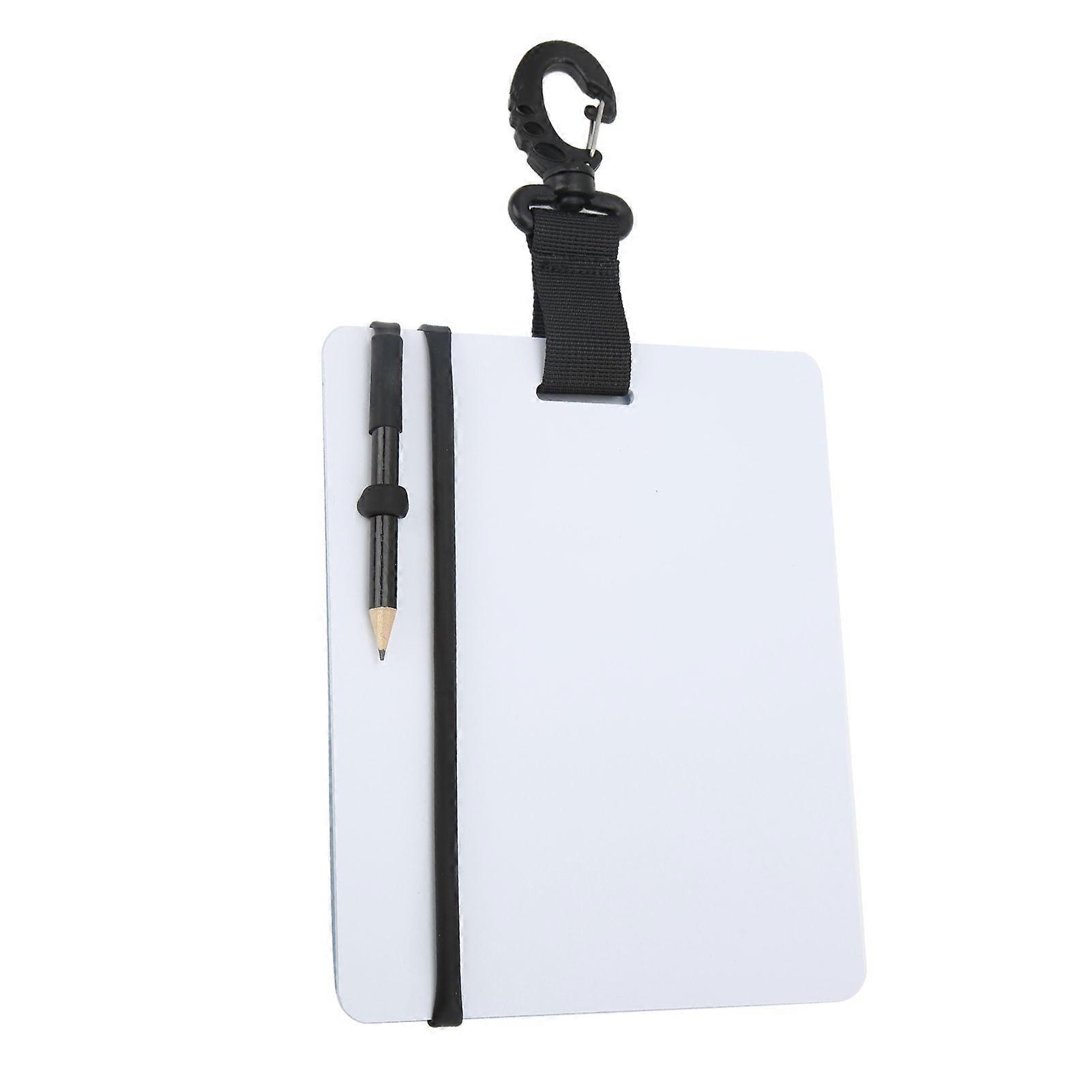 Underwater Writing Slate Diving Wordpad Gear Board Diving Writing Board with PencilLarge Size 147x183x3mm/5.8x7.2x0.1in
