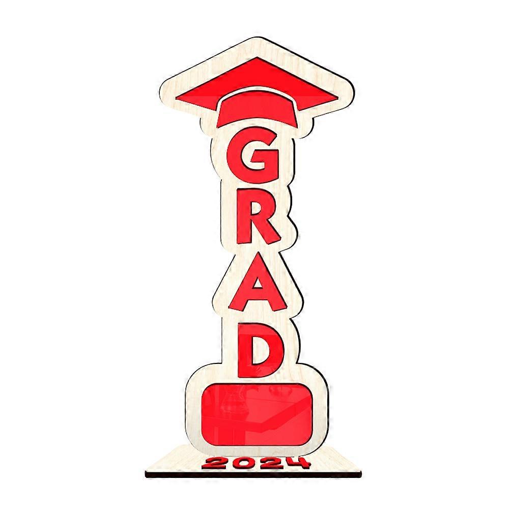 Graduation Party Prop Wooden Sign for Class of 2024