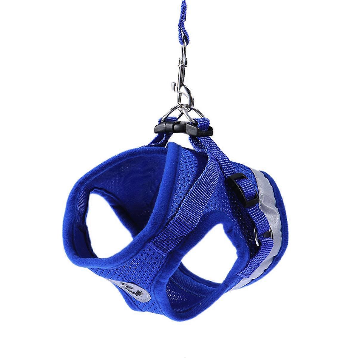 Pulling Harness For Dogs Universal Escape Proof Durable Easy to Clean Pet Owners Blue Xl 1Pack