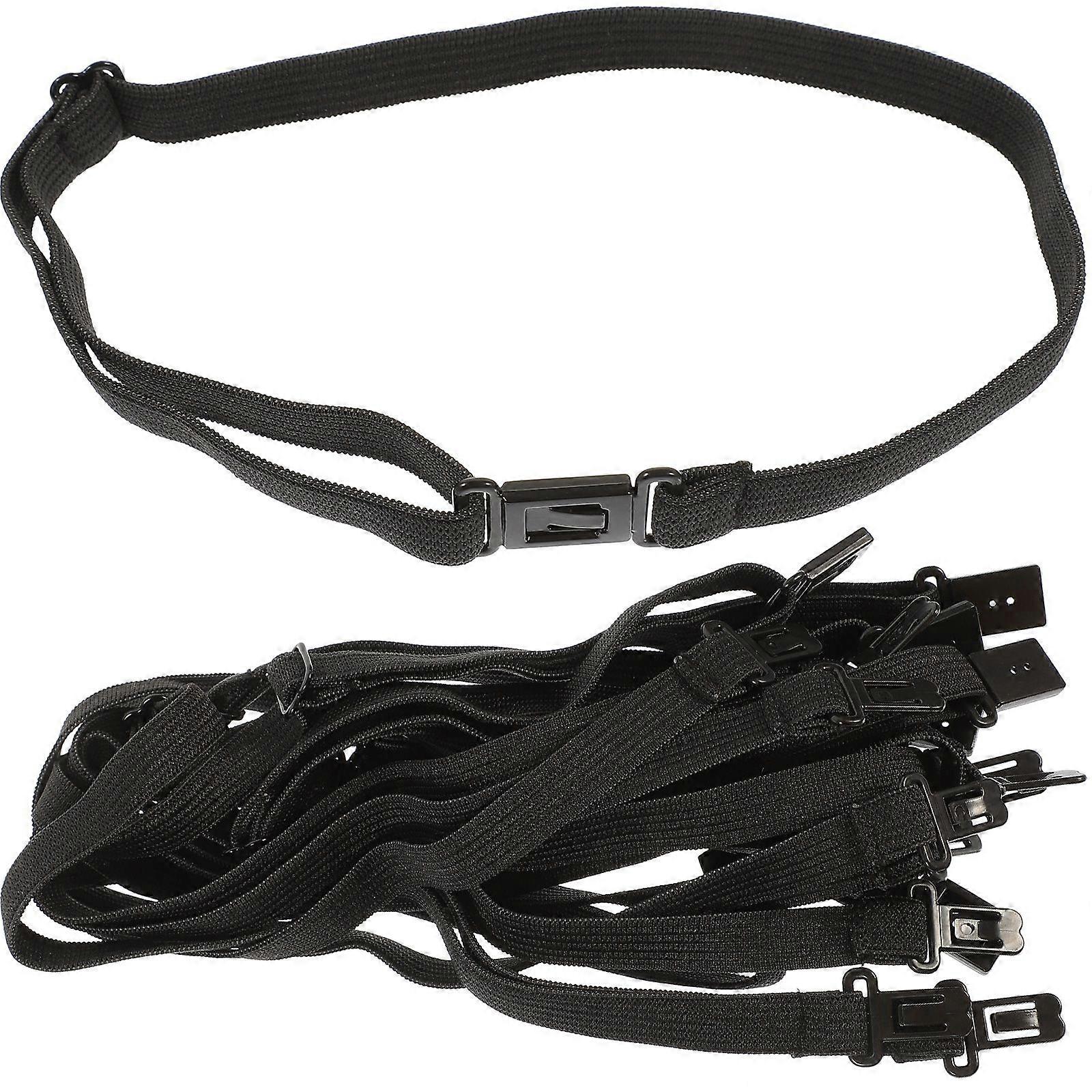 10個ストラップ蝶ネクタイ調節可能なバンド快適なバンドドレスアップストラップ蝶結びのための弾性ストラップ