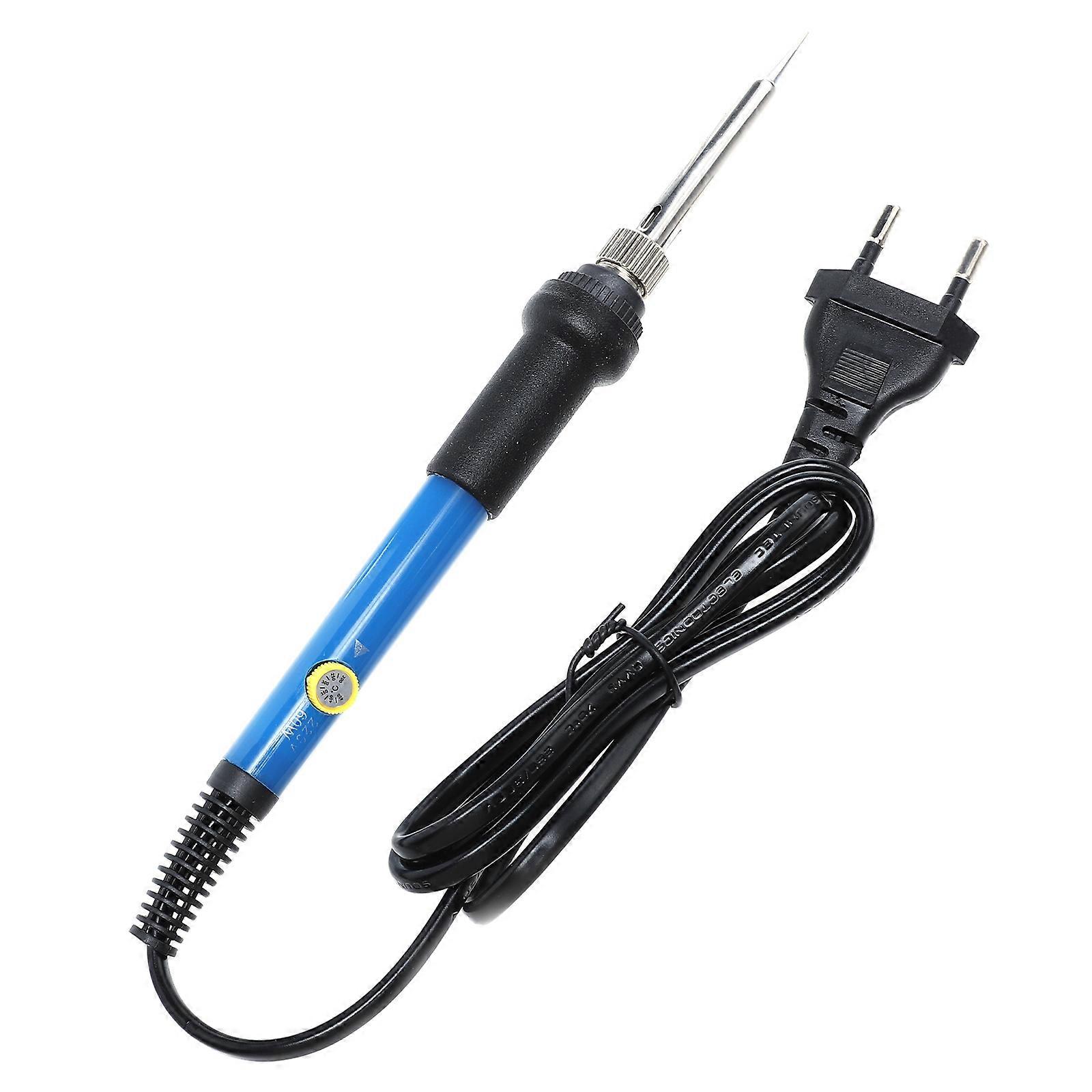 Blue Electric Soldering Iron Pen for Soldering with Adjustable Temperature