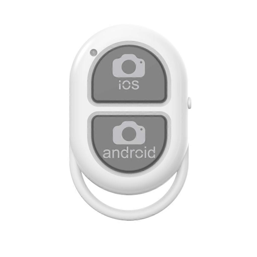 Selfie Bluetooth 4.0 Remote Control Mobile Phone Camera Wireless Shutter Control Selfie Release Button, White