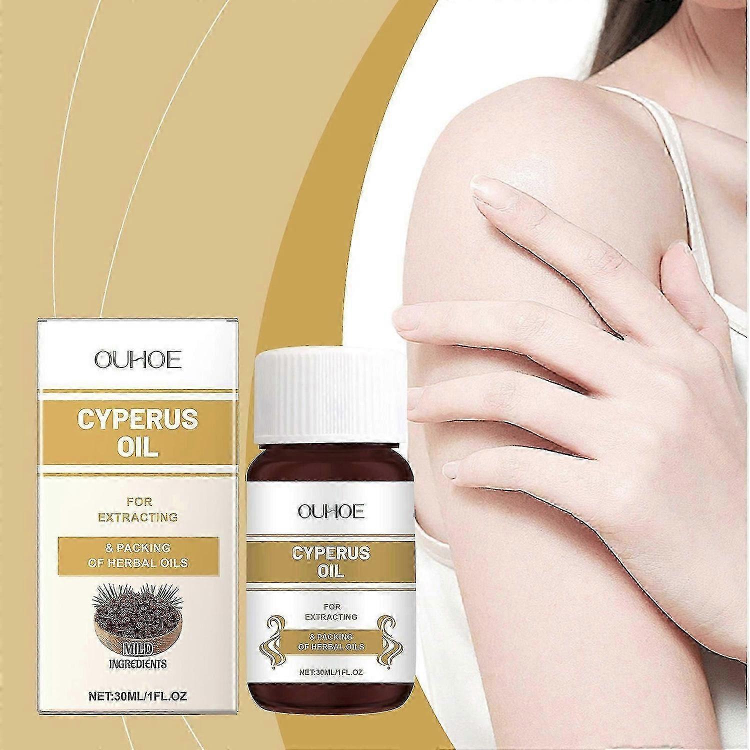 Ulei Cyperus Rotundus, Ulei Cyperus Rotundus pentru îndepărtarea părului, Ulei 100% Cipru Ulei natural de iarbă de nuci Reducerea creșterii părului corporal