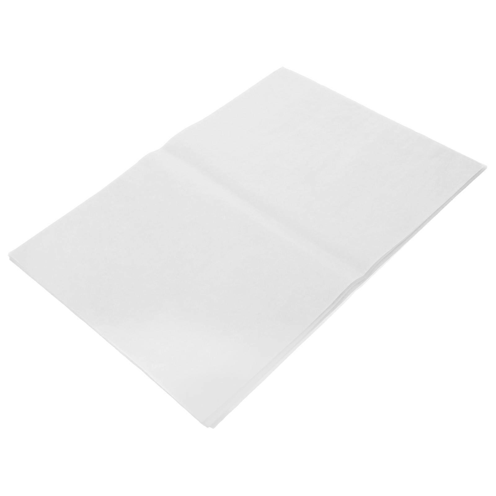 Art Wrapping Paper Bouquet Packaging Paper Soft Yet Sturdy 50x35cm White For Multiple Uses 100Pcs