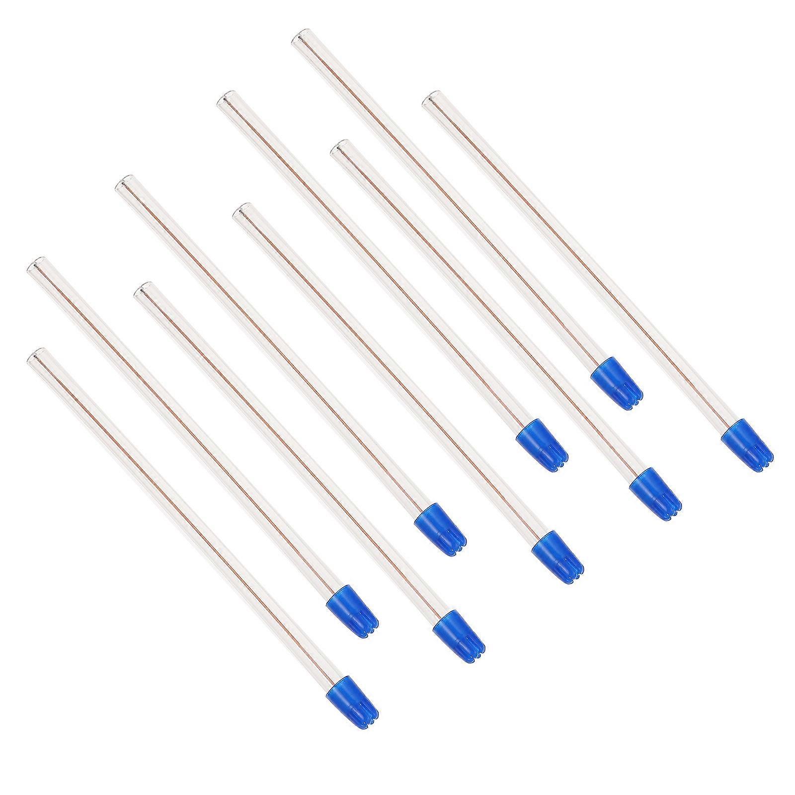 Disposable Saliva Suckers for Oral Treatment 100Pcs Blue Silicone