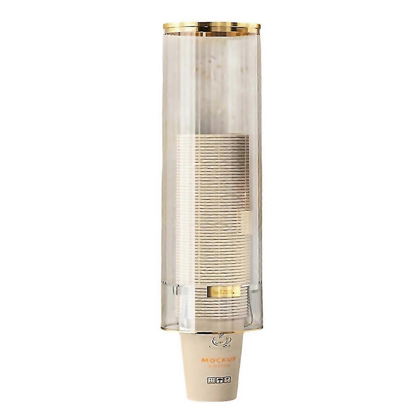 For Disposable Cup Storage Rackcup Dispenserpaper Cup Storage Box White