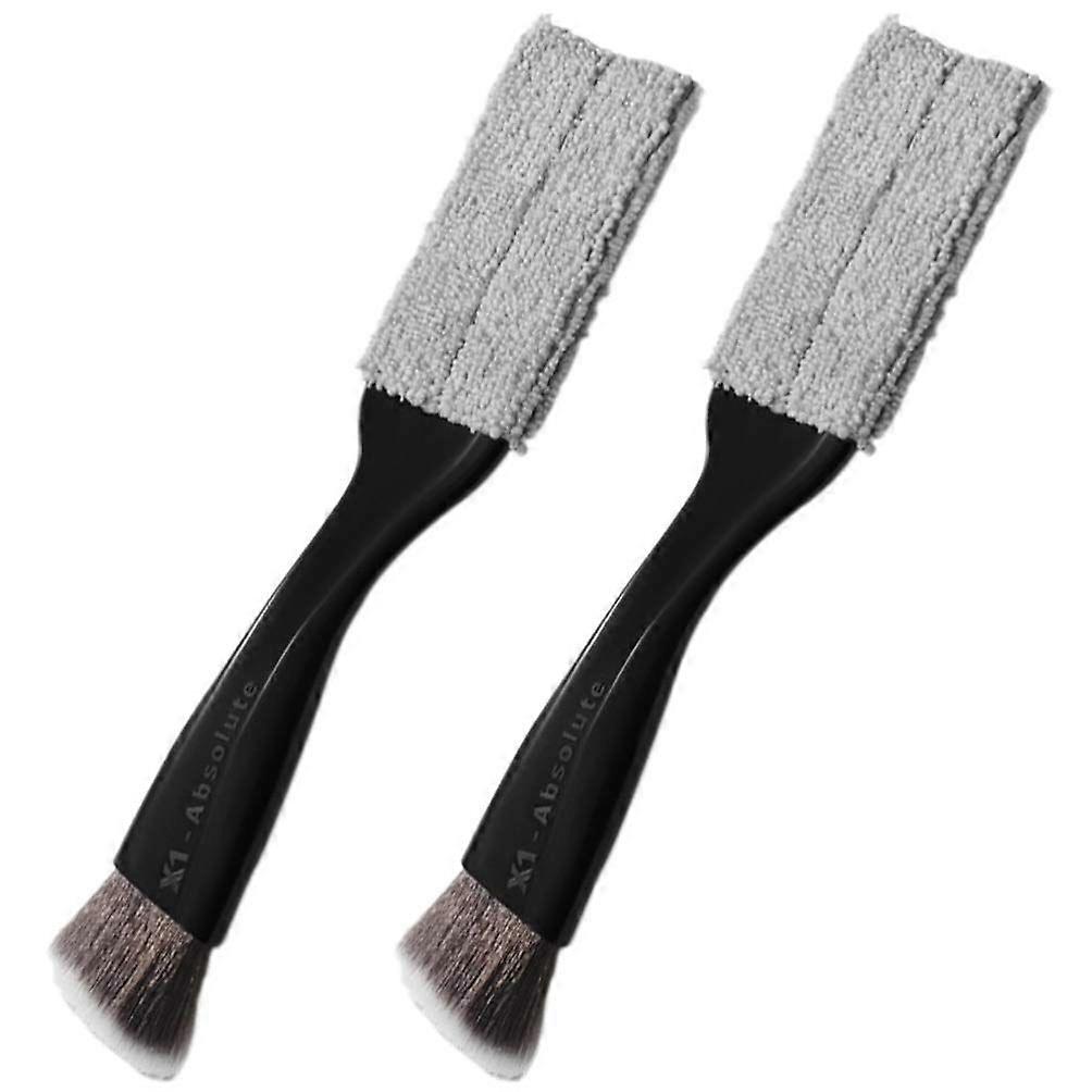 2pcs Car Cleaning Brushes Mini Duster for Car Vent Auto Interior Detailing Brushes