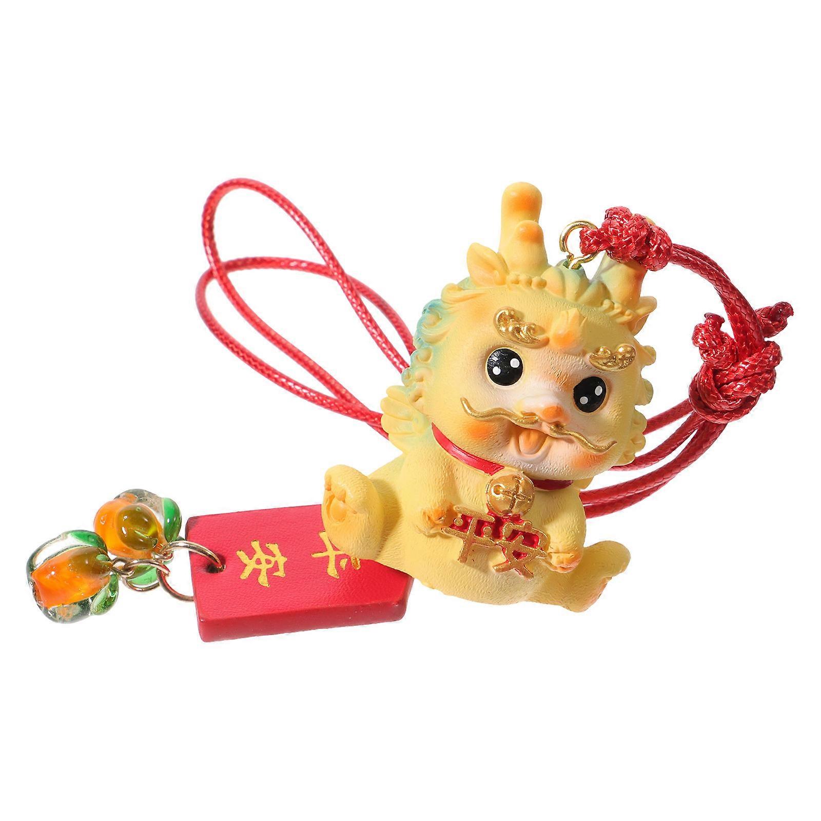 Dragon Shape Car Hanging Ornament Rearview Mirror Accessories 3Pcs Perfect For Decoration In Car And Home