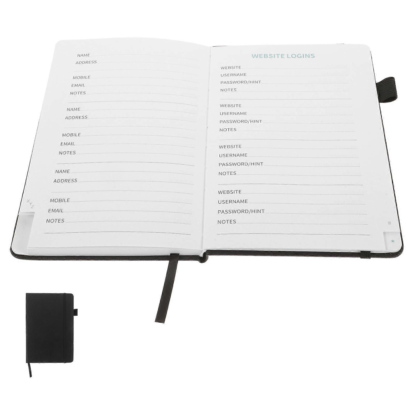 Note Book 3Pcs Small Notepad for Writing Use in Black Color