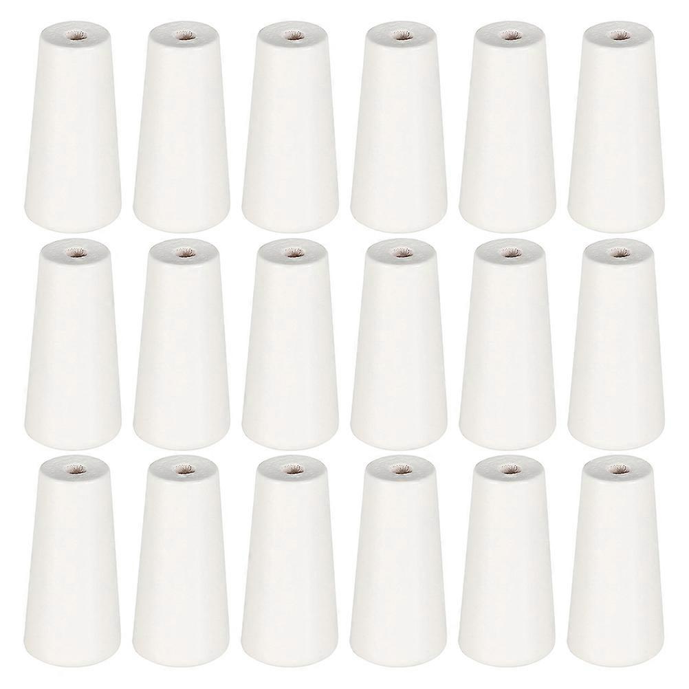 20Pcs Cord Knobs For Curtains Installation Elegant Design Wood Pull Cord Tassels For Home Decor