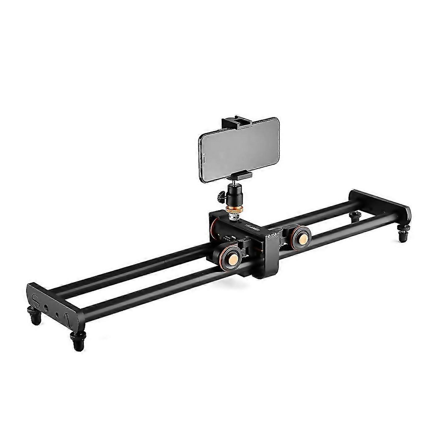 For New Yelangu L60e 60cm Slide Rail Track L4 3wheel Video Dolly With Pc142 Phone Clamp Ballhead