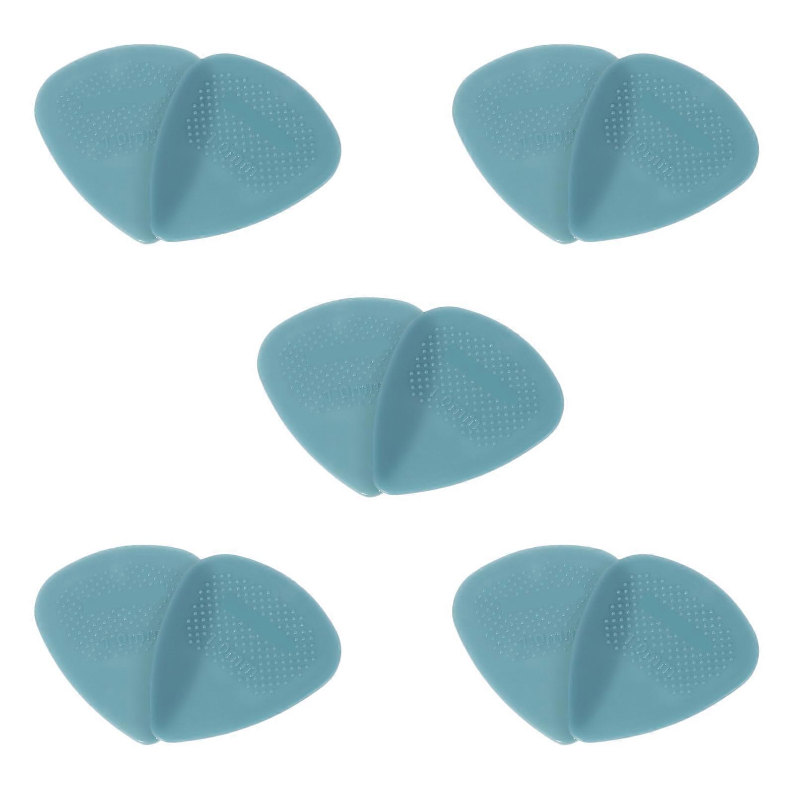 Blue Guitar Picks for Guitar Use 50Pcs Portable Fingertip Guards