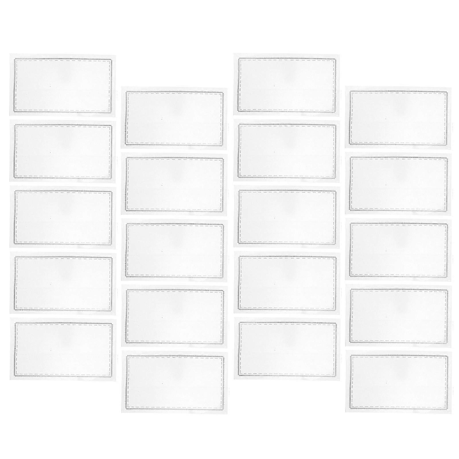 School Students Name Badge Holders for Storage Use 100Pcs Transparent