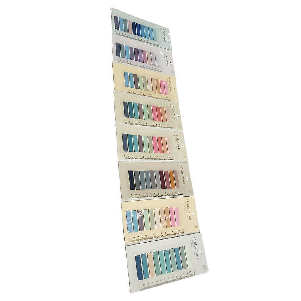 Vibrant Pastel Color Index Tabs Aesthetic Classification for Notebooks School Office