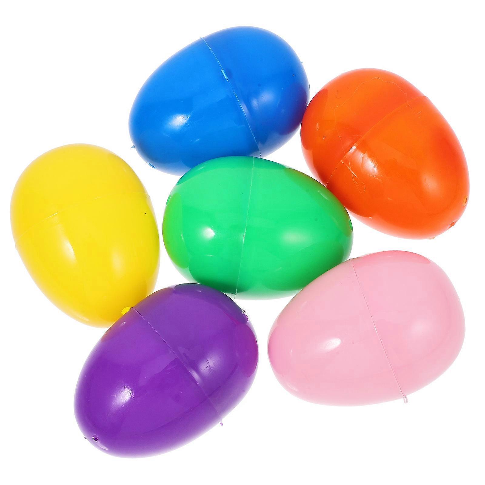 Realistic Plastic Easter Eggs Openable Fillable Eggs for Easter 12Pcs