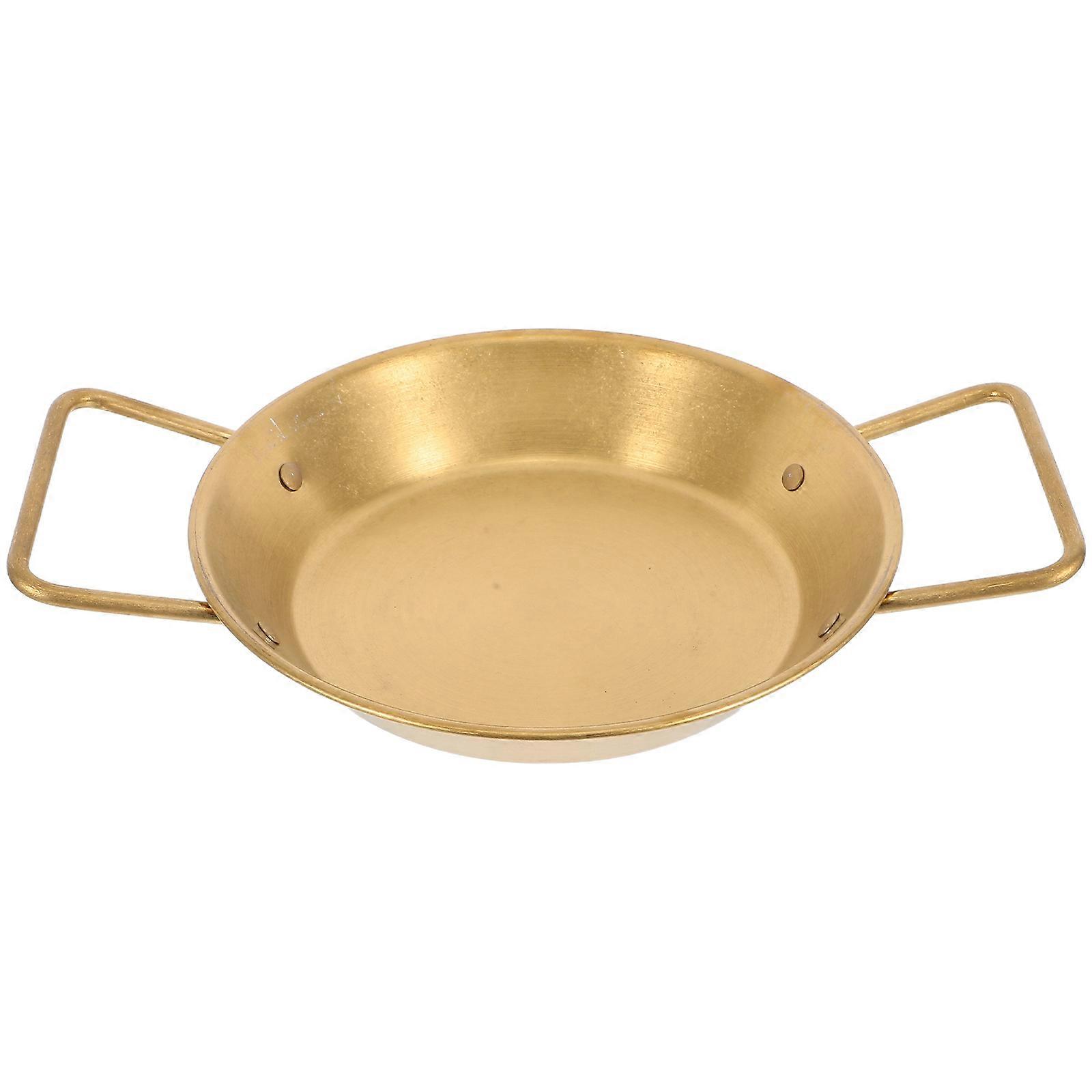 Fish Platter Stainless Steel Fry Pan for 5Pcs Seafood Serving At Home