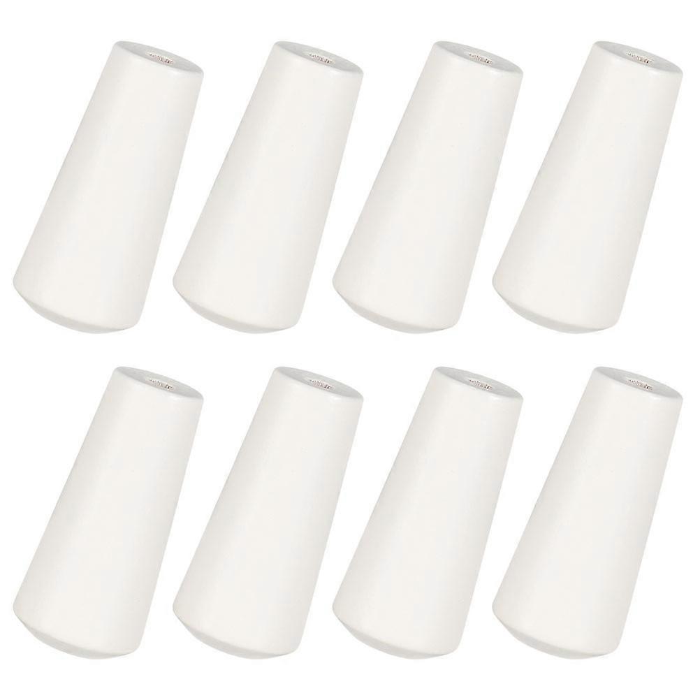 White Wood Pull Ends Window Blinds Cord Knobs for Home Decoration 24Pcs