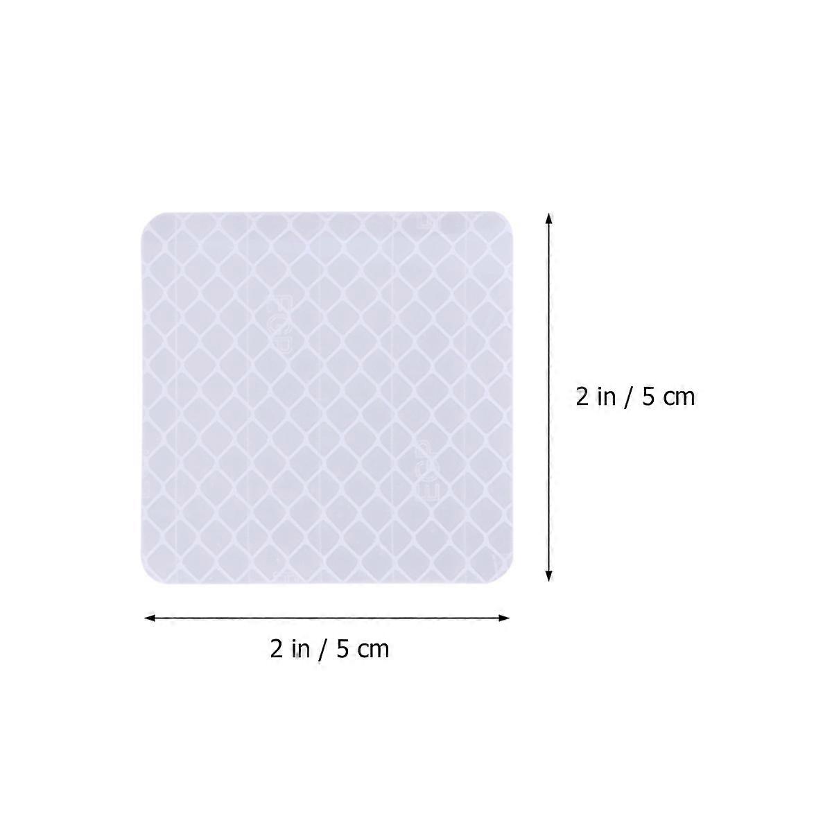 Warning Strip Stickers 10Pcs White Strong Reflectivity for Car Use