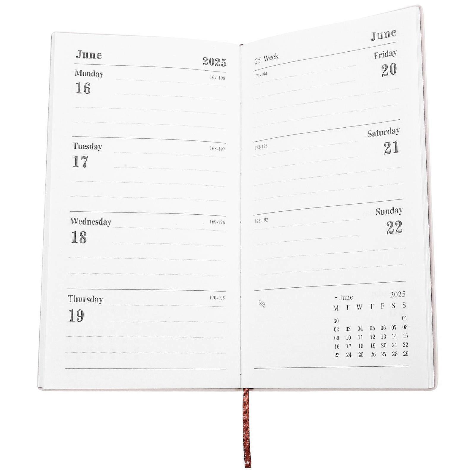 Multi-Function Notebook Portable Planner Organizer Office Academic Tool for Students and Professionals Pink 1Pack