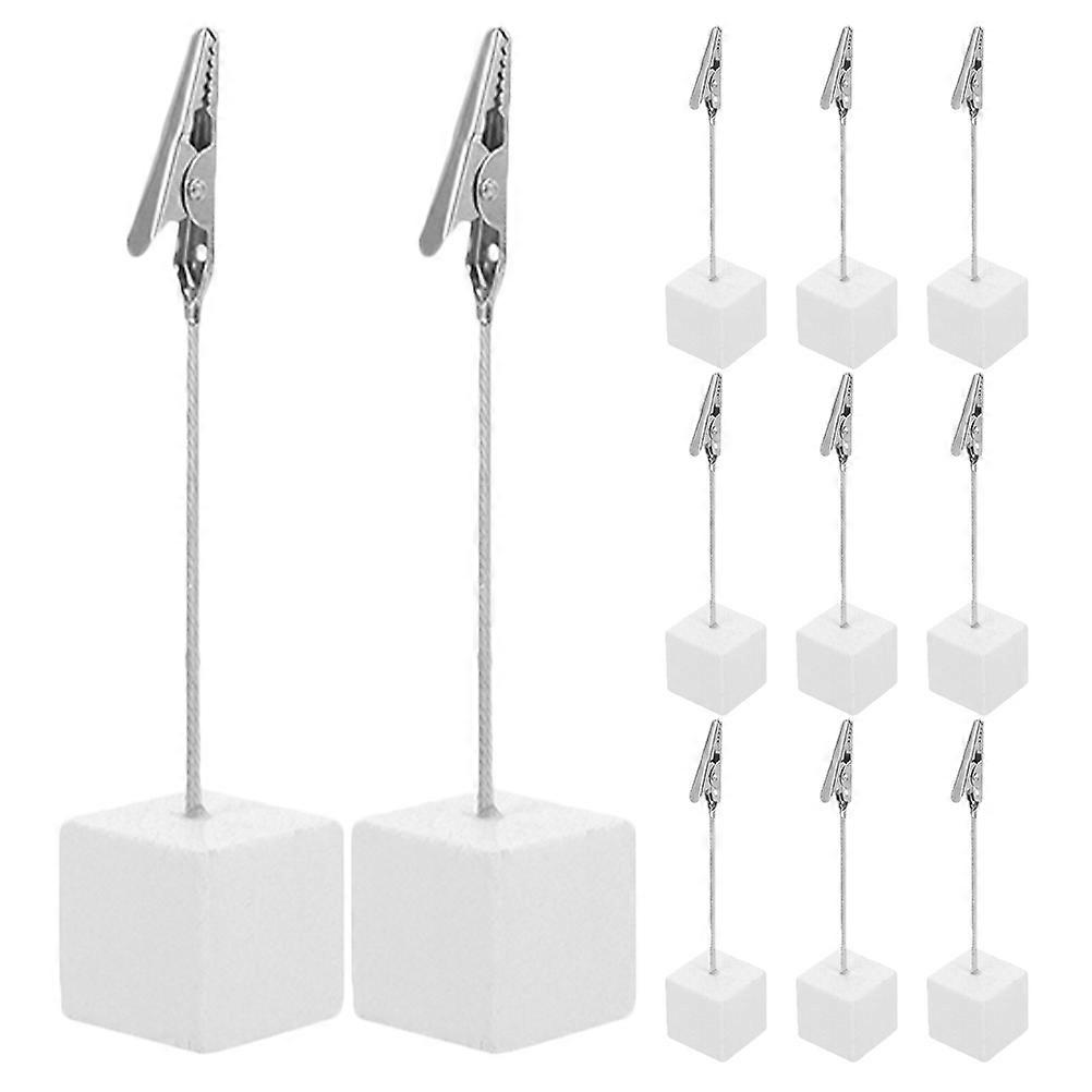 Note Pad Holder Wood Memo Clip Stand for Desktop Use 120Pcs