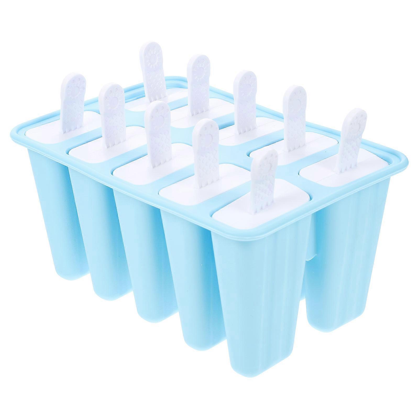 Blue Silicone Ice Cream Mold for Making 5Pcs Ice Cream Molds At Home