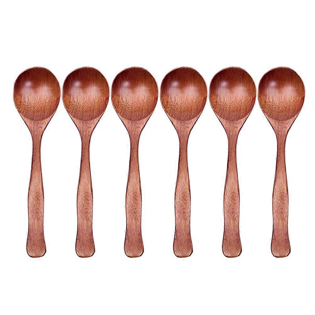 Mixing Spoon Solid Wood Spoon Set for Honey 12Pcs Kitchen Wood