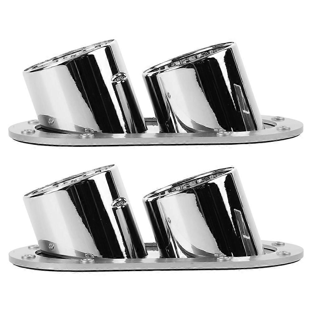 Universal Car Bumper Decorative Muffler Car Accessory for 8Pcs