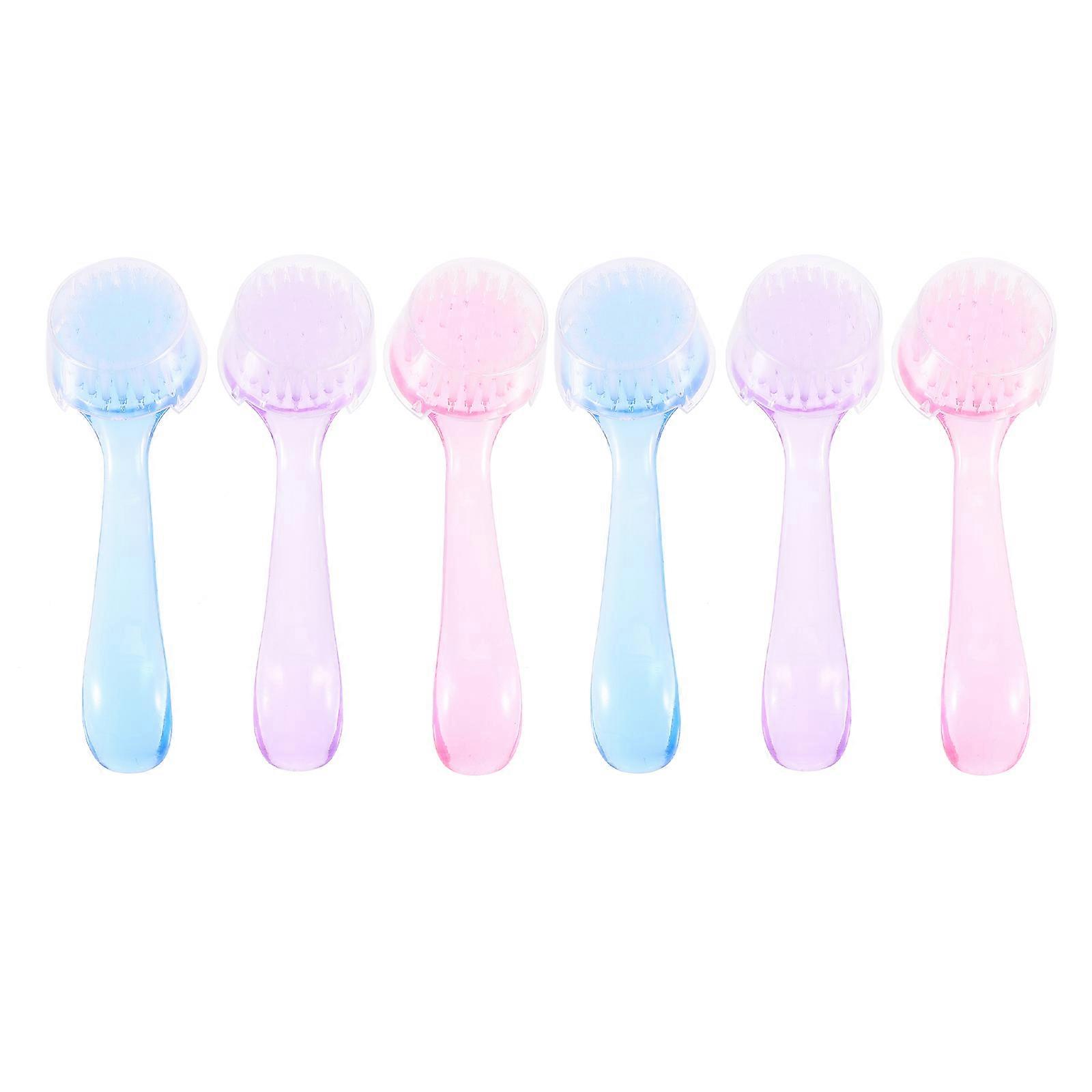 Facial Brush Exfoliator for Cleaning Use with 18Pcs Nail Cleaning Set