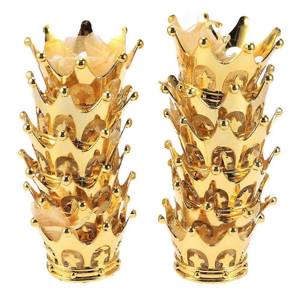 15Pcs Bags For Weddings Parties Guests Golden Storage Drawstring Closure