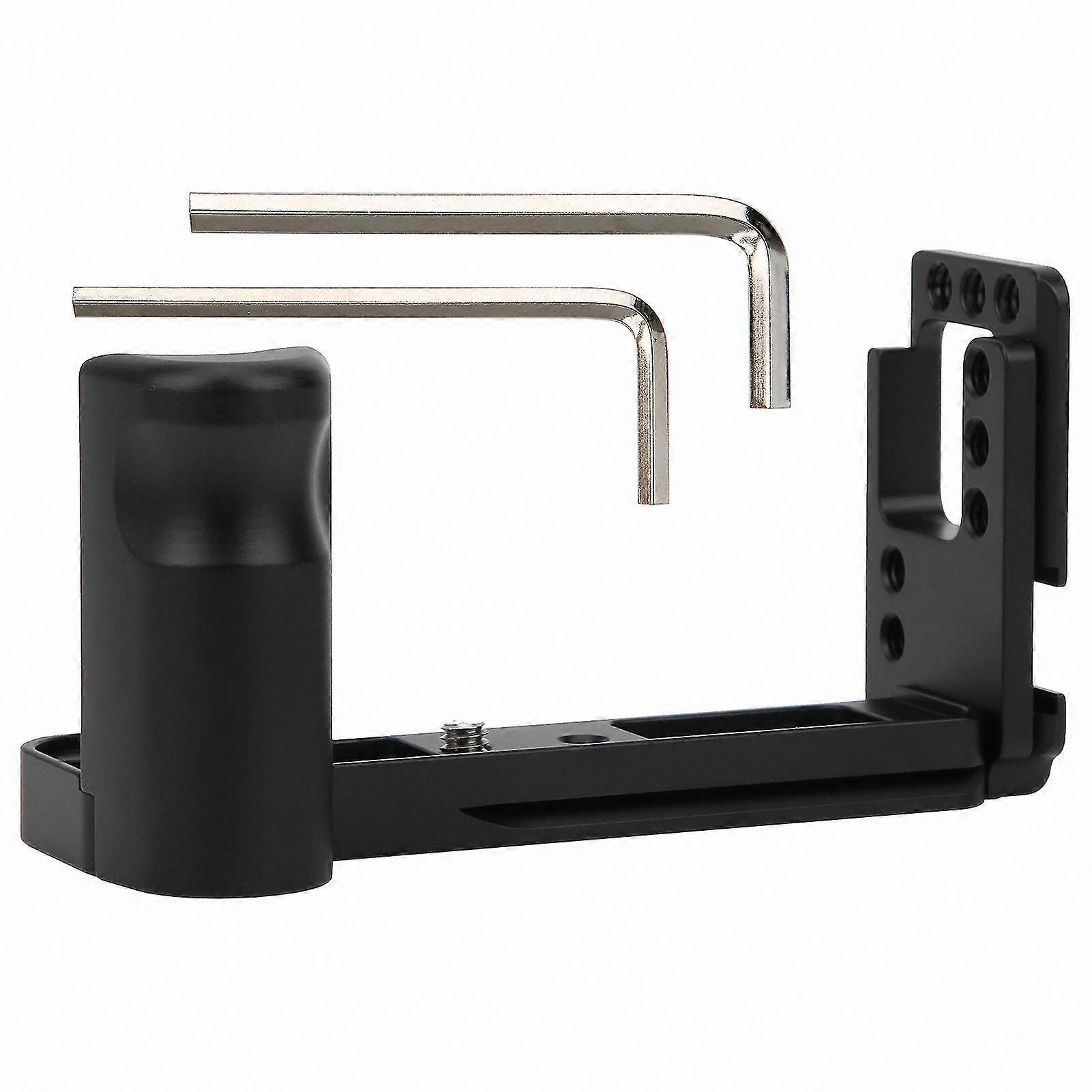 Aluminum Quick Release L-Plate for Mirrorless Camera - ARCA & RRS Compatible, Lightweight Design