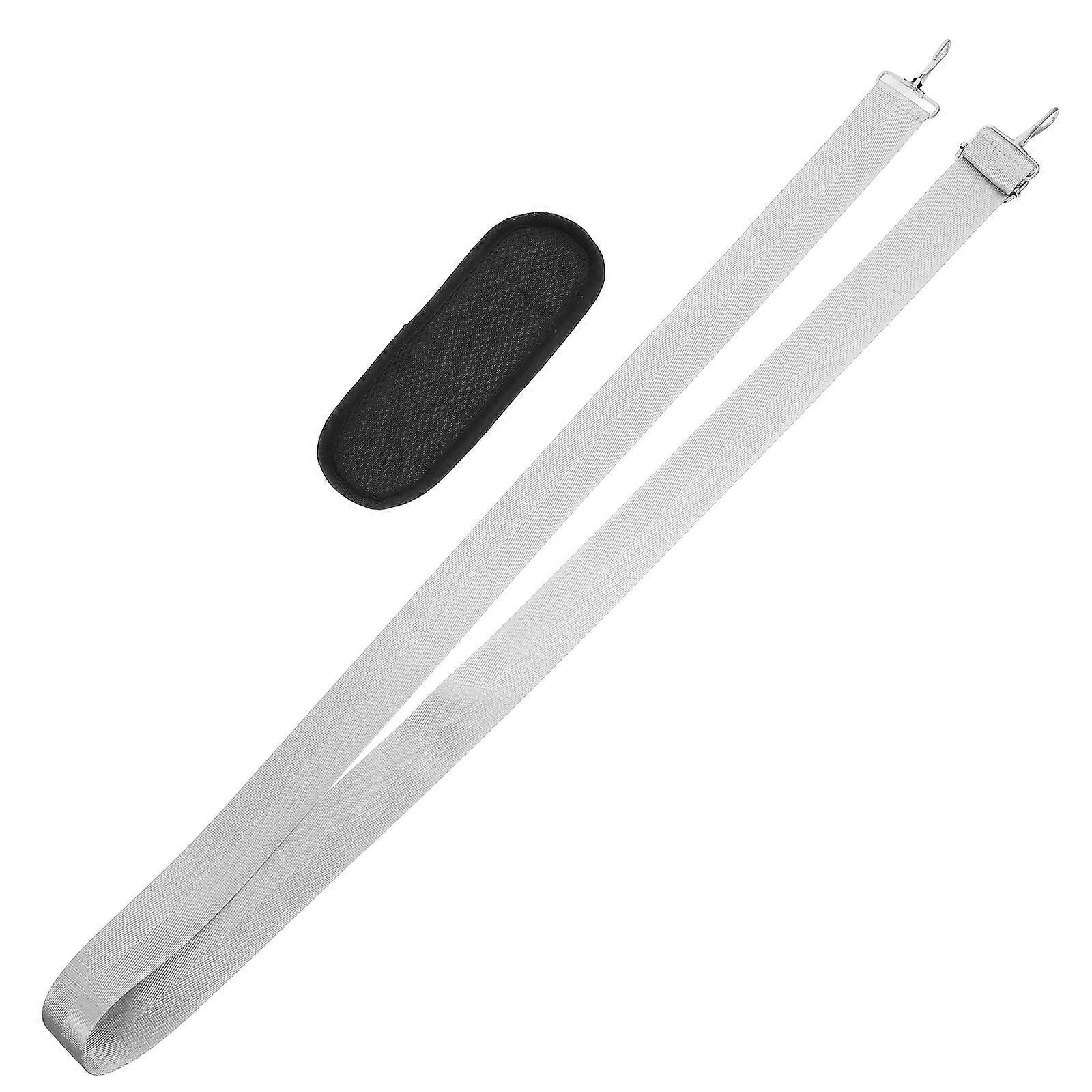 Silver Nylon Shoulder Strap for Bag Adjustable Replacement Crossbody