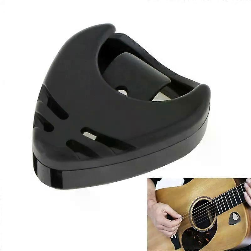 1/5/10Pcs Guitar Pick Holder Plastic Plectrum Case Mediator Quick Storage Self Adhesive Triangle Shape