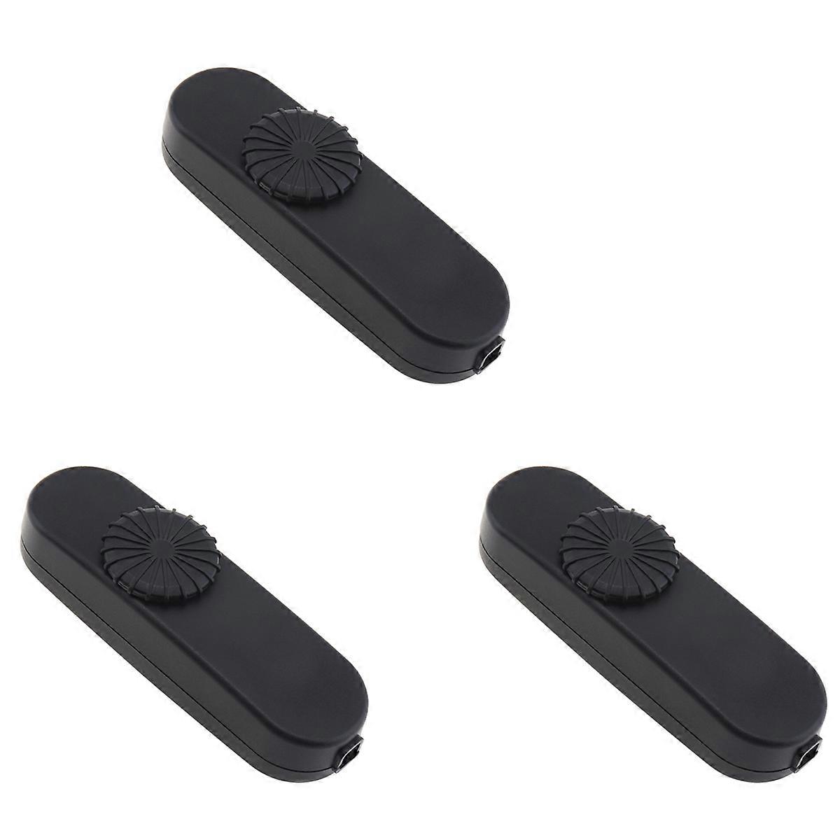 3X LED Dimmer Switch Full Range Rotary Dimmer Switch Inline Lamp Switch for 220V Table Lamp / LED La