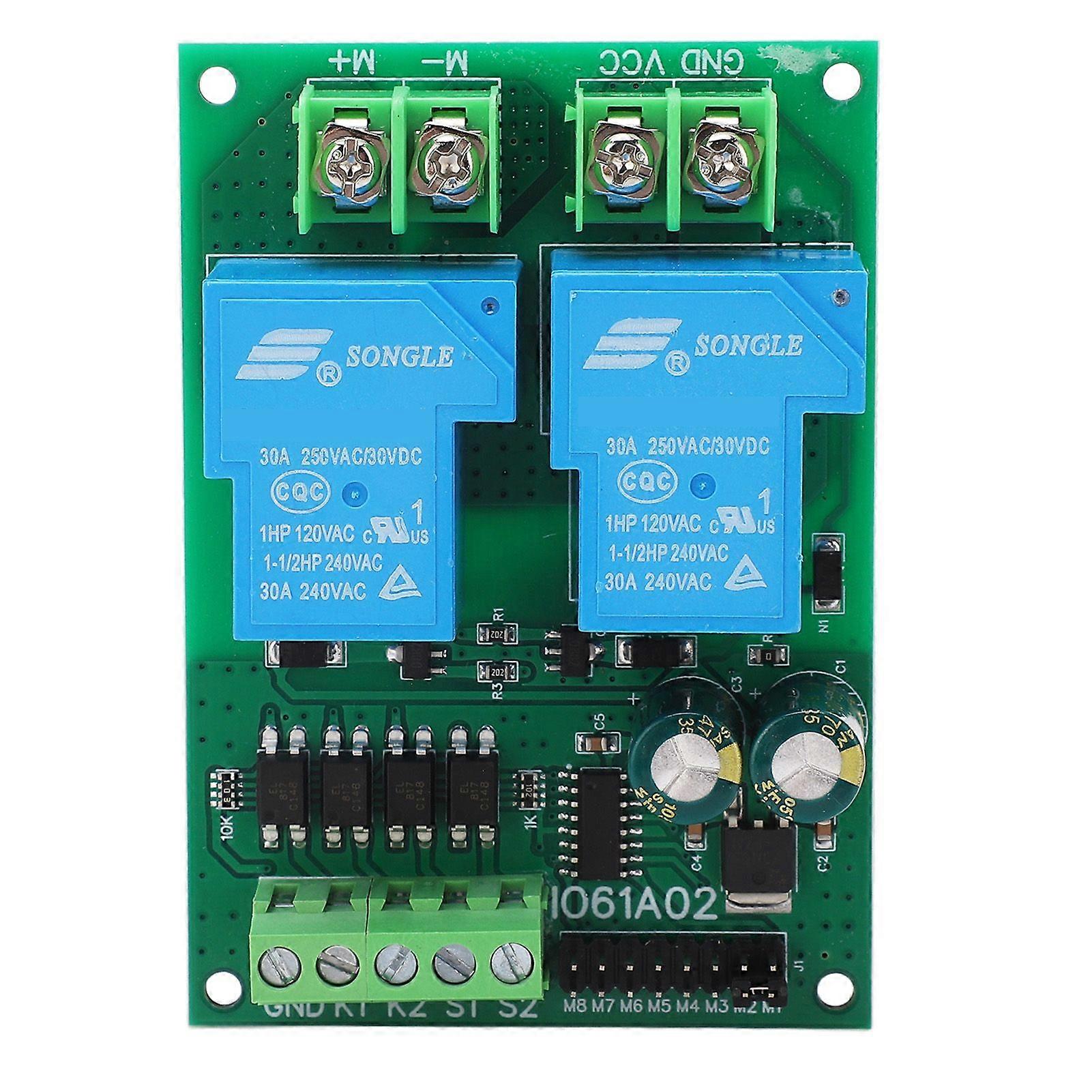 DC Motor Control Board 9 Modes Stable Current 30A Motor Drive Controller Module for Lifting Equipment 12V