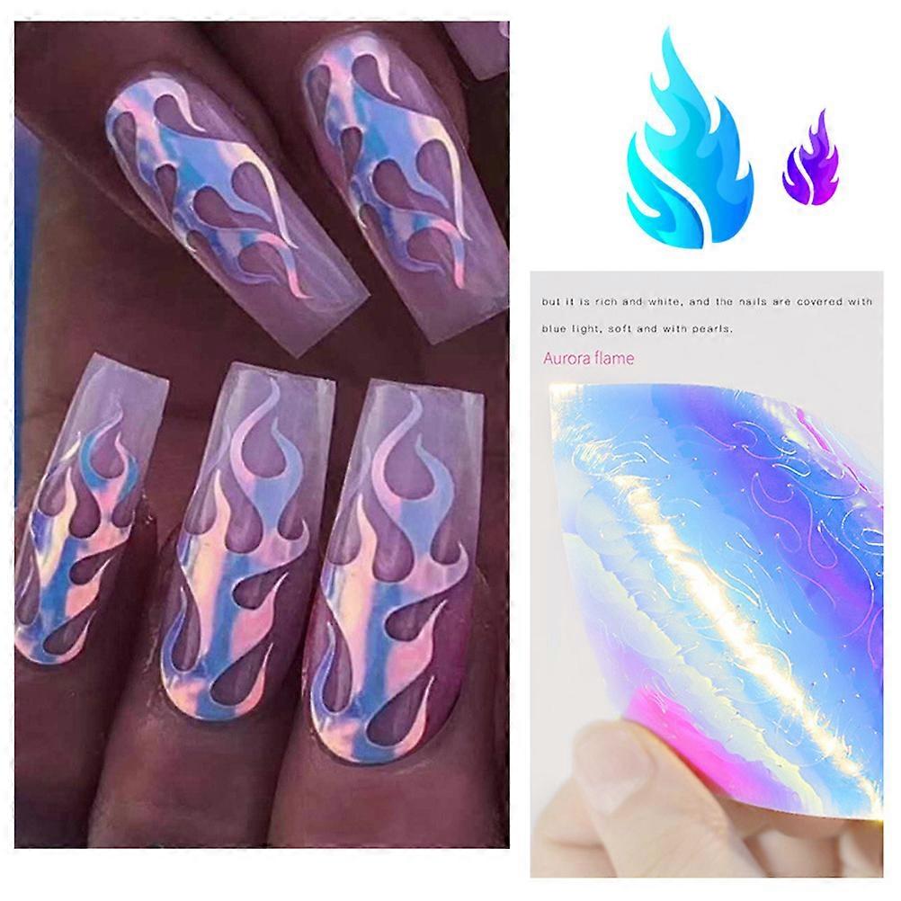 Nail Water Transfer Decals Manicure Stickers Nails Assorted Color Easy to Apply and Remove 16sheets