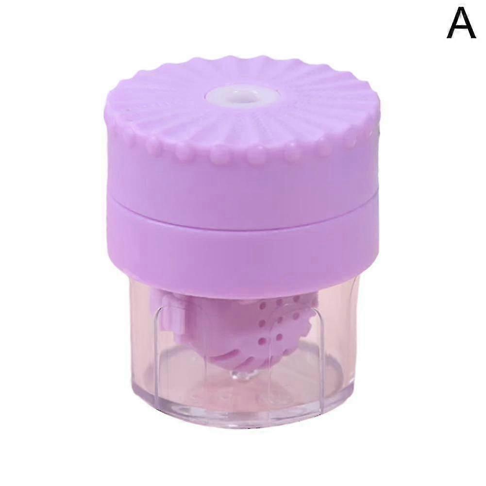 Manually Contact Lens Cleaner Beauty Pupil Storage Cleaning Container Tools