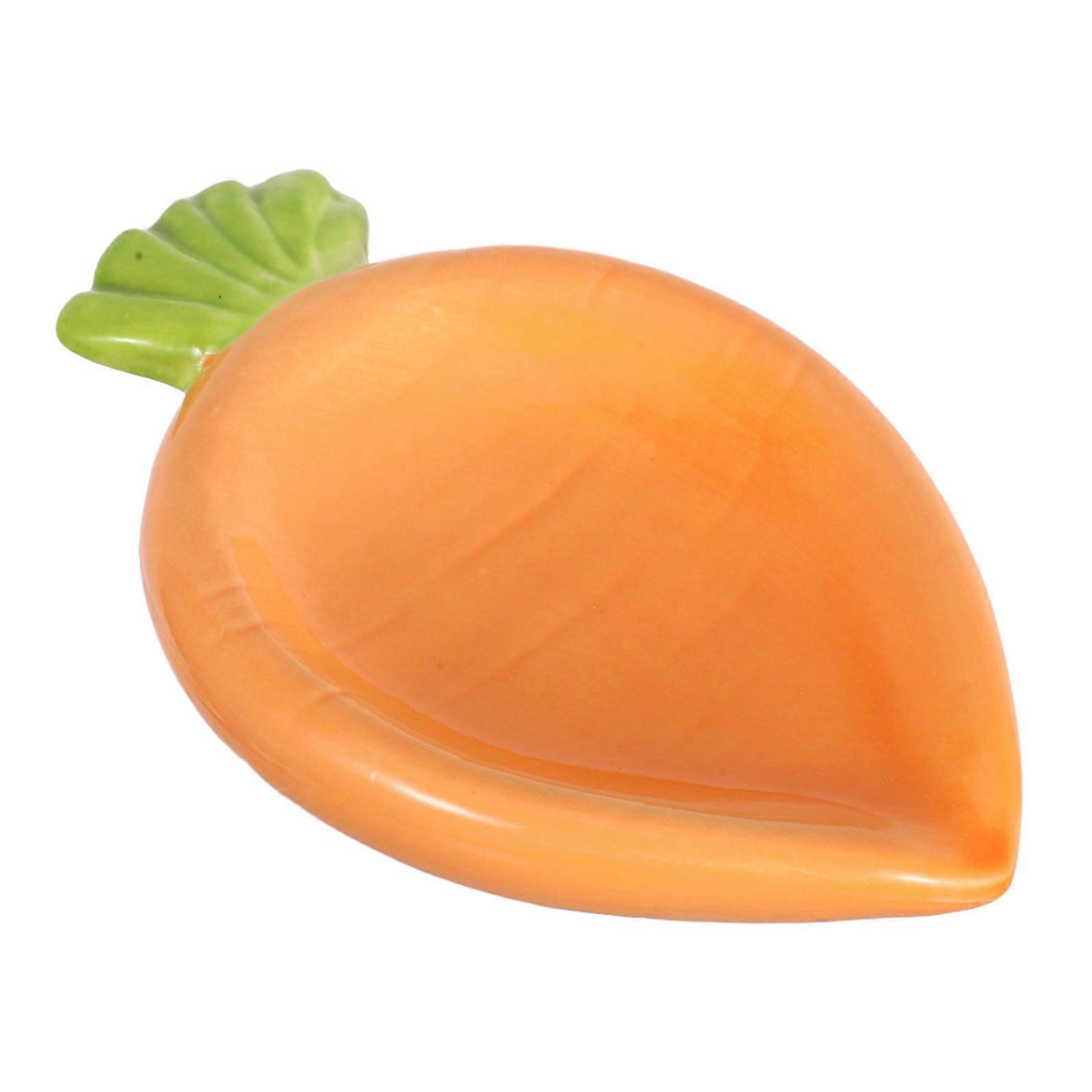 Carrot Shaped Ceramic Bowl Serving Dish for Storage 3Pcs